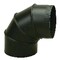 Imperial Mfg Imperial 7 in. D X 7 in. D Adjustable 90 deg Galvanized Steel Stove Pipe Elbow BM0015 - alternate 1